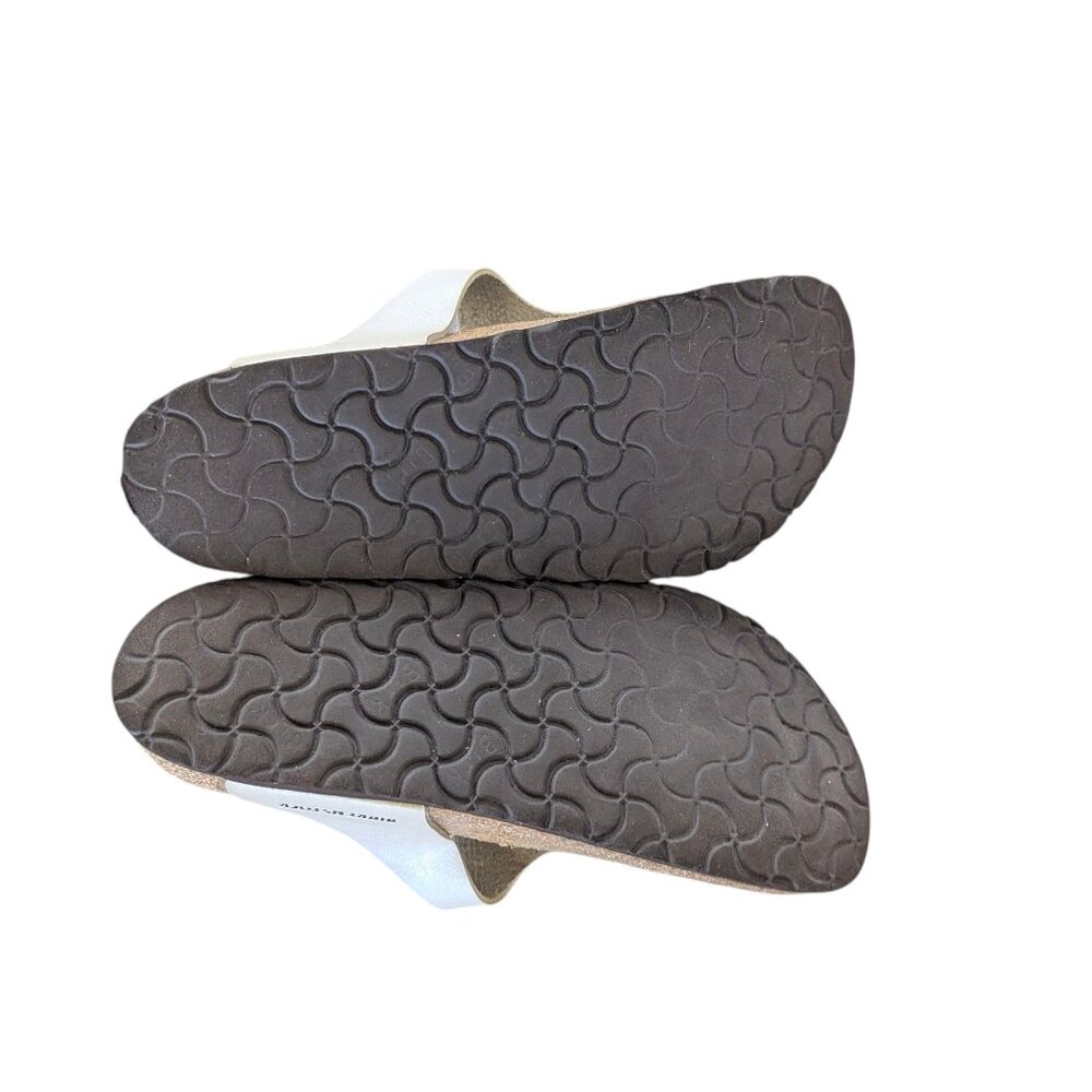 Birkenstock Platinum Leather Sandals - Size 40 - Picture 12 of 12